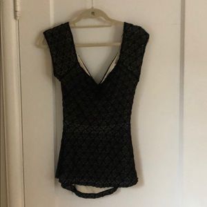 Peplum top - perfect for holiday parties